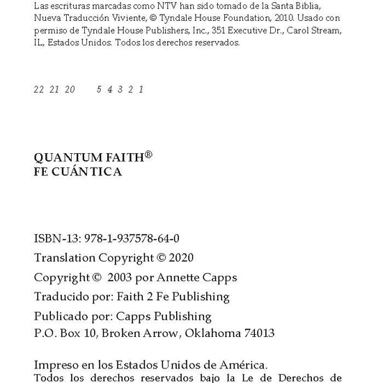 Annette Capps Fe Cuantica page 3