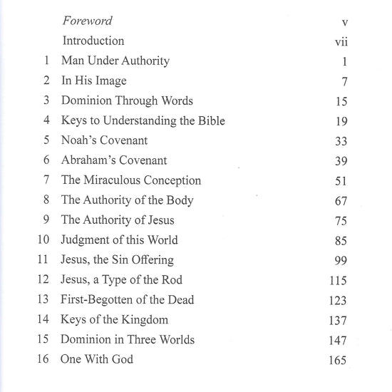 Charles Capps Authority in Three Worlds Toc