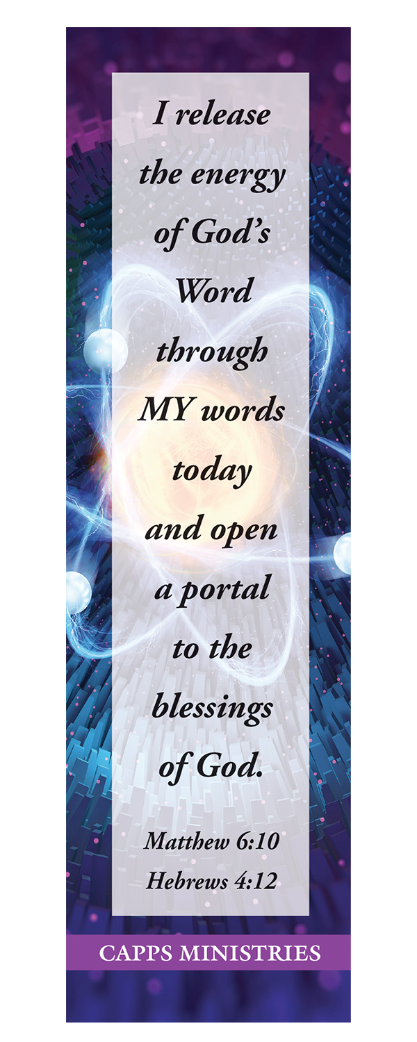 Capps Ministries Matthew 6:10/Hebrews 4:12 Bookmark