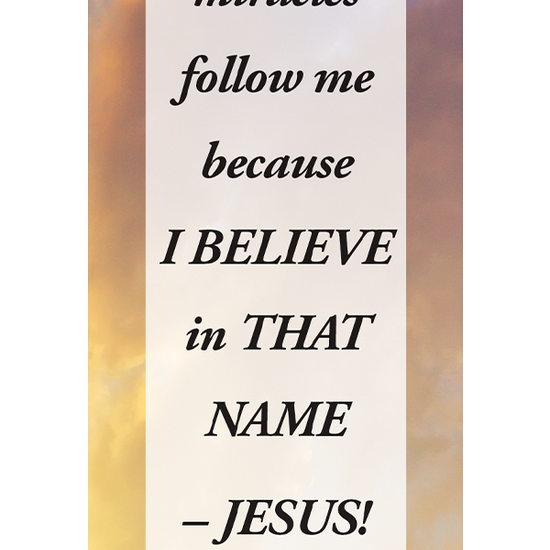 Capps Ministries Amazing Name Mark 16:17-18 - Acts 3:16 Bookmark