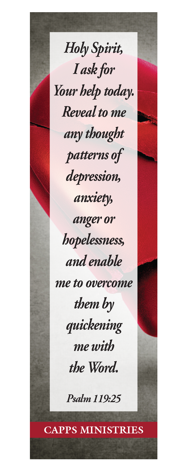 Capps Ministries Psalm 119:25 Bookmark