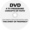 Concepts of Things 4 TV Program The Spirit of Prophecy CD Blank