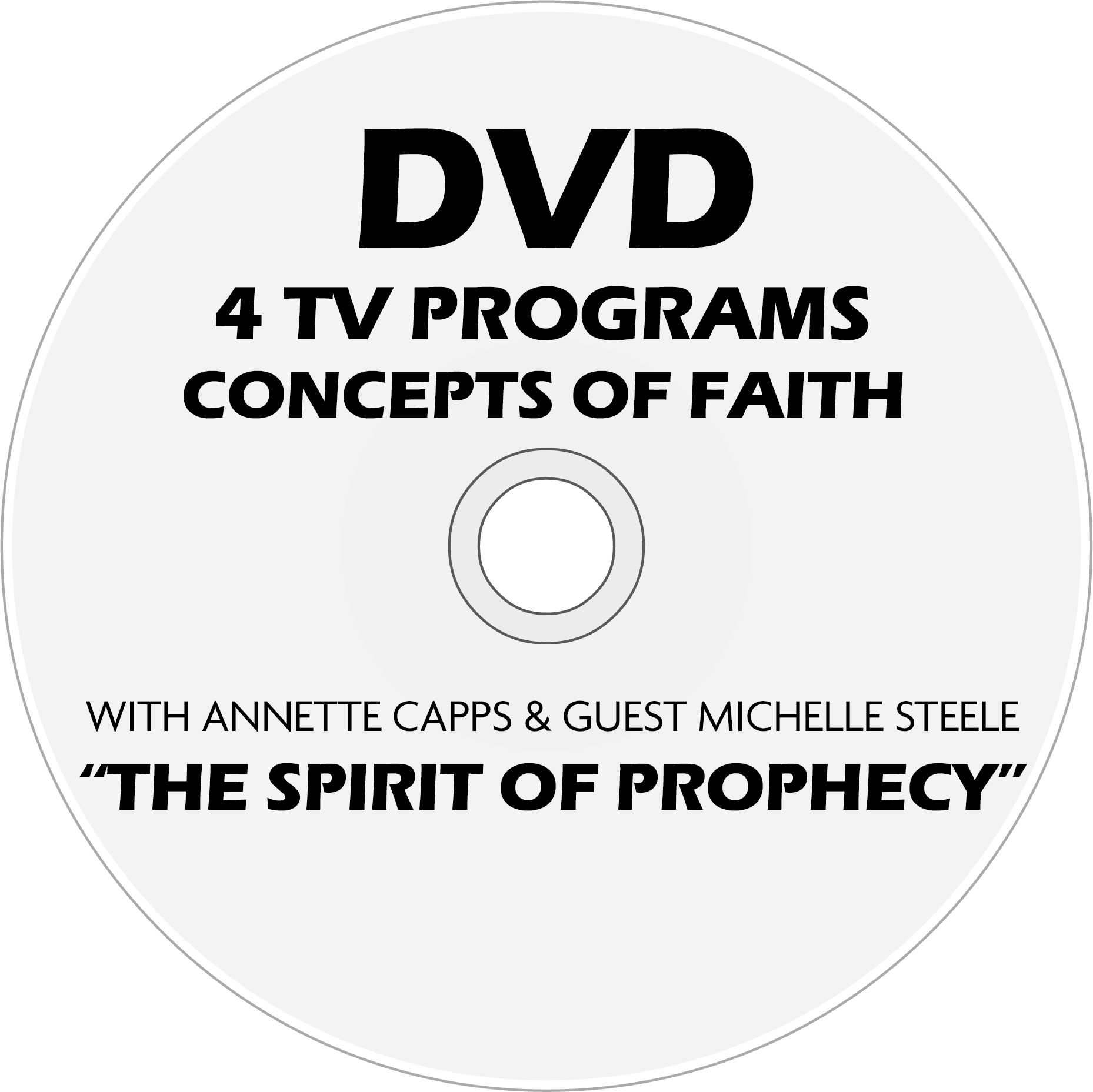 Concepts of Things 4 TV Program The Spirit of Prophecy CD Blank