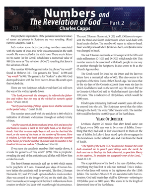 Capps Ministries Numbers and The Revelation of God Part 2 Photo
