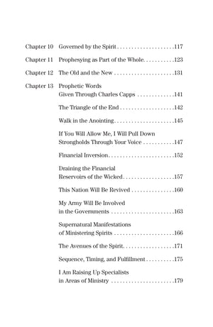 Annette Capps The Spirit of Prophecy Toc Page 2