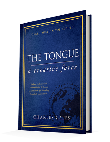 Charles Capps The Tongue a creative force hardback cover 3D cappsministries.com