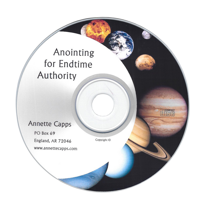 Anointing for Endtime Authority