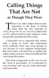 Charles Capps - Calling Things That Are Not - page 1